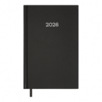 Щоденник датов. 2026 SIMPLE, A5,чорний , бумвініл