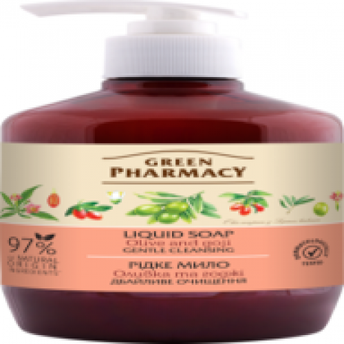 Мило рідке GREEN PHARMACY 460 мл Оливка і годжи