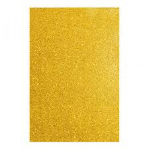 Фоамиран ЭВА золотой с глиттером, 200*300 мм, толщина 1,7 мм, АРКУШ !!