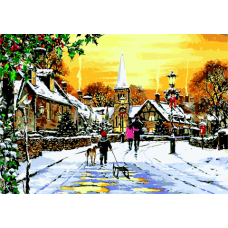 Картина за номерами "Зимова прогулянка", 40*50, ART Line