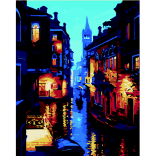 Картина за номерами "Вечірня Венеція", 40*50, ART Line