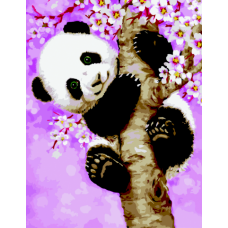 Картина за номерами "Грайлива панда", 40*50, ART Line