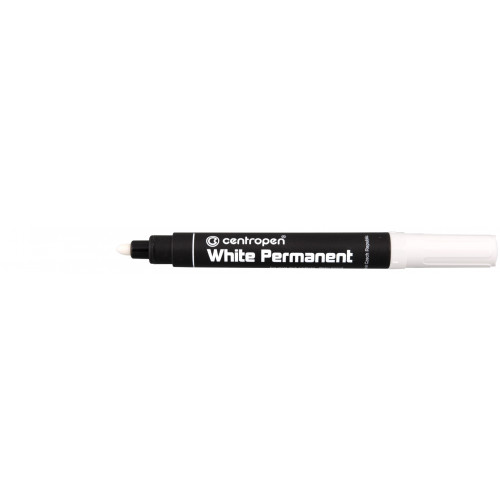 Маркер перманентний Centropen Permanent White 8586 2,5мм білий