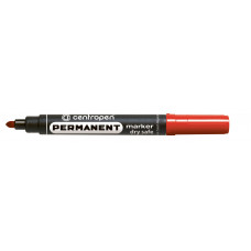Маркер перманентний Centropen Permanent Dry Safe 8510 2,5мм червоний (14дней невисихає)