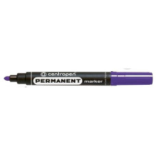 Маркер перманентний Centropen Permanent 2,5мм фіолетовий