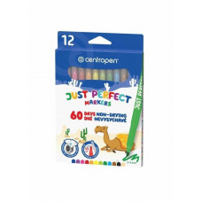 Фломастери Сentropen "Perfect Just"  12 кол (60діб не висихають)