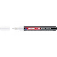 Маркер лак Paint Edding e-791 1-2 мм круглий білий