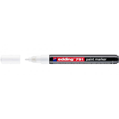 Маркер лак Paint Edding e-791 1-2 мм круглий білий