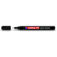 Маркер лак Paint Edding e-792 0,8 мм тонкий чорний