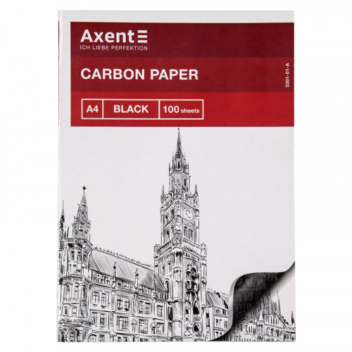 Копіювальний  папір Axent 100 арк.чорний
