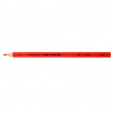 Олівець офісний KIN червоний потовщений гріфель і корпус