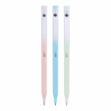 Ручка  YES автоматична “Crystal” масляна синя з Кристалом