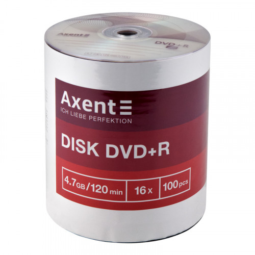 Диск DVD+R 4,7GB/120min 16X, bulk-100