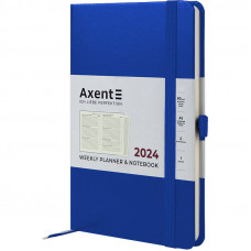 Датований щоденник 125*195 Axent Partner Strong, класичний синій