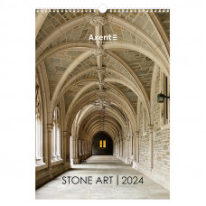Календар настінний А3 2024 р., Stone Art