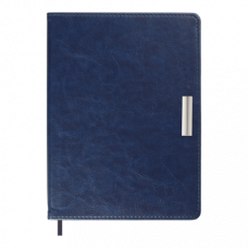 Датований щоденник А5 Buromax SALERNO синій 336 аркушів