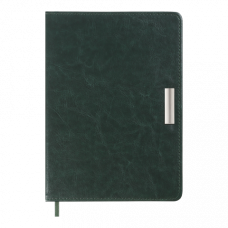 Датований щоденник А5 Buromax SALERNO зелений 336 аркушів