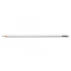 Олівець BM  з ластиком білий HB LOGO2U new