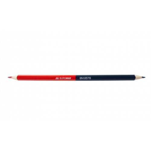 Олівець офісний BM червоно-синій