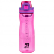 Пляшечка для води, Kite 650 мл, рожева