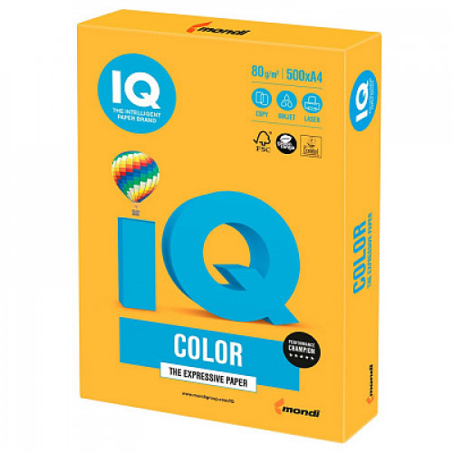 Mondi color папір офіс  A4 80г/м помаранч Neon Orange
