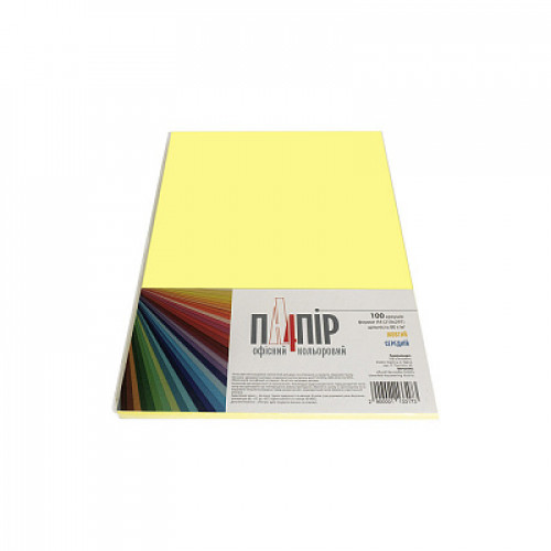 Mondi color папір офіс  A4 80г/м 100арк. жовт Lemon Yellow