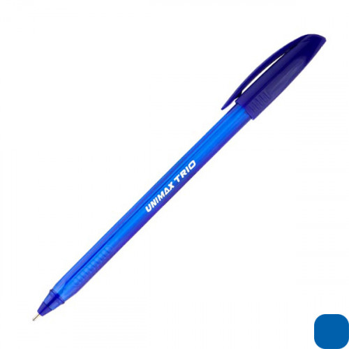 Ручка кулькова масло "Unimax" Trio (синя)