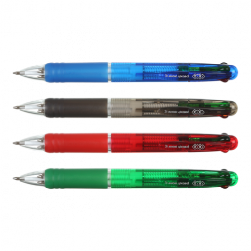 Ручка  ZіBі автоматична 4 в1 Kids Line 0,5мм
