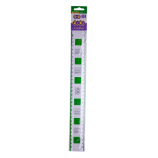 Лінійка  30см пластик Zibi (для шульги) універсальна з таблицею множення в блістері, KIDS Line