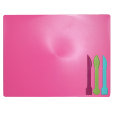 Дошка для ліплення Zibi 250*180мм рожевий + 3 стека