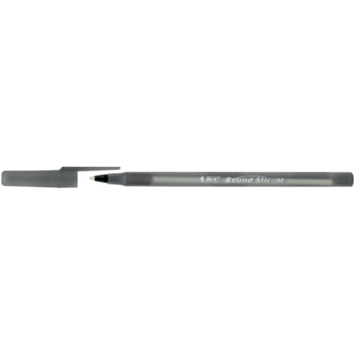 Ручка BIC  "Round Stic", чорна, 0.32 мм, зі штрих-кодом на штуку