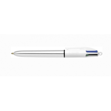 Ручка BIC  "4 в 1 Кольори Шайн Сільвер" срібна