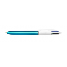 Ручка BIC  "4 в 1 Кольори Шайн Блакитна"