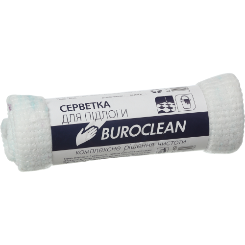 Ганчірка для підлоги б/п, 50х70см, біла, Buroclean