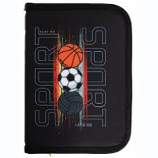 пенал 1-яр. пустий, поліестер, "Sport", 25010C