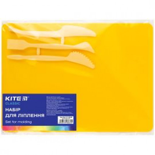 Дошка для ліплення Kite 250*180мм жовта + 3 стека Classic