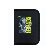 пенал 1-яр. пустий, поліестер, "Football", 25008C