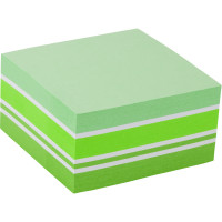 Папір клейкий Axent 75*75 400 арк пастель зелений  куб