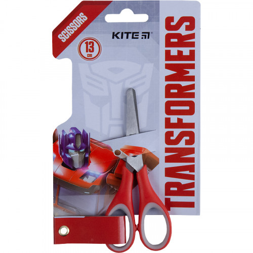 Ножиці  дитячі  Kite з гумовими вставками 13см Transformers