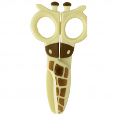 Ножиці  дитячі  Kite пластикові, безпечні, 12см Giraffe