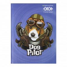 Книга записна ZіBі KIDS Line PATRIOT А5 64 арк. клітинка "ANIMALS" синій