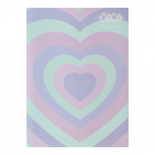 Блокнот PATTERN, А-5, 64 арк., кліт., ітгр. обкл., мат. лам.+Уфлак, KIDS Line, рожевий