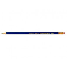 Олівець  KIN з ластиком 1396 синій НВ