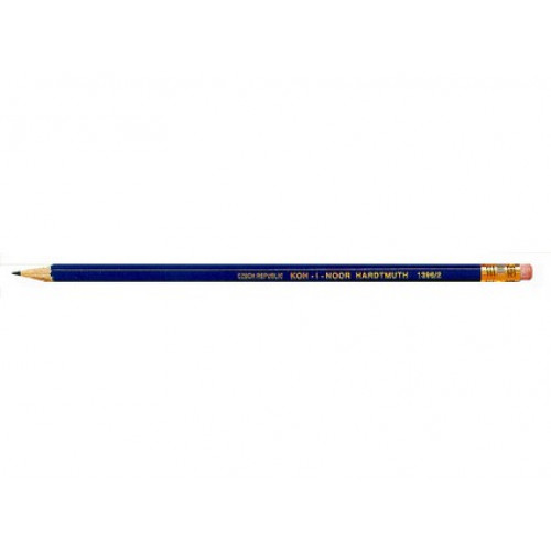 Олівець  KIN з ластиком 1396 синій НВ