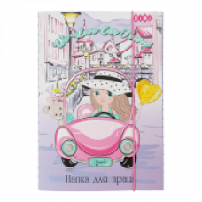 Папка для праці KIDS Line картонна на гумках FRIENDLY OWL