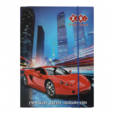Папка д/зошитів ZiBi картона на гумці DRIVE