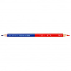 Олівець офісний KIN червоно-синій потовщений корпус і грифель