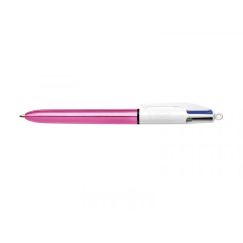 Ручка BIC  "4 в 1 Кольори Шайн Пинк" рожева