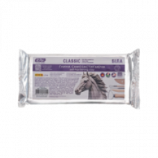 Глина самозастигаюча CLASSIC, 1 кг, біла