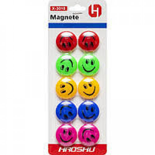 Магніт д/маг.дошки "Смайл" 2см, 10шт., блістер
